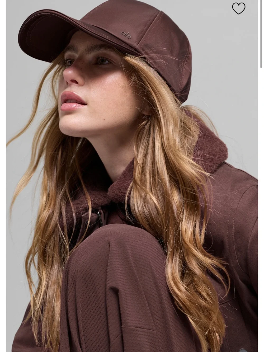 ALO Yoga Satin Off-Duty Cap - Brownstone